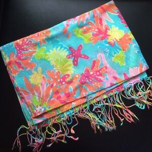 Lilly Pulitzer Trippin and sippin Murfee Scarf